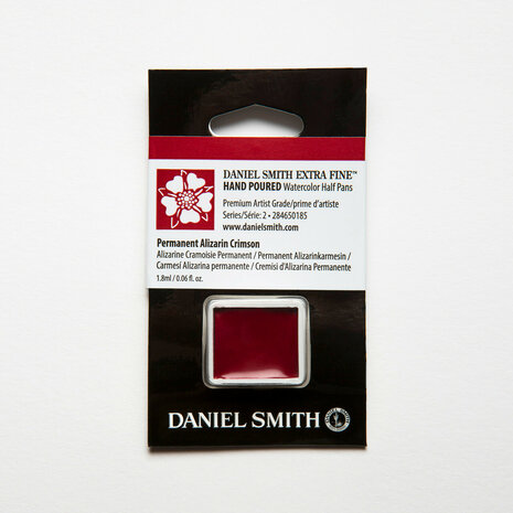 Permanent Alizarin Crimson (S2) Daniel Smith Half pans Aquarelverf / Watercolour Kleur 185