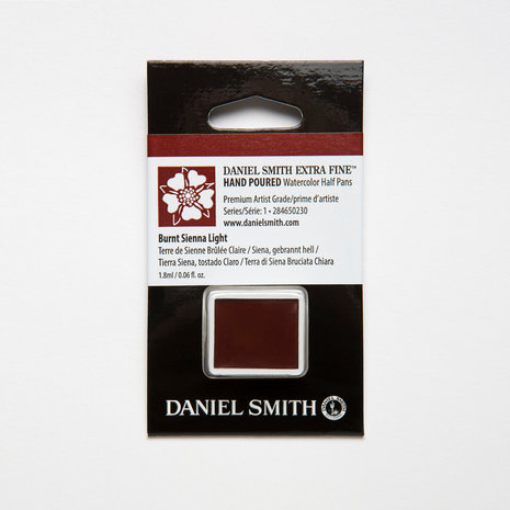 Burnt Sienna Light (S1) Daniel Smith Half pans Aquarelverf / Watercolour Kleur 230