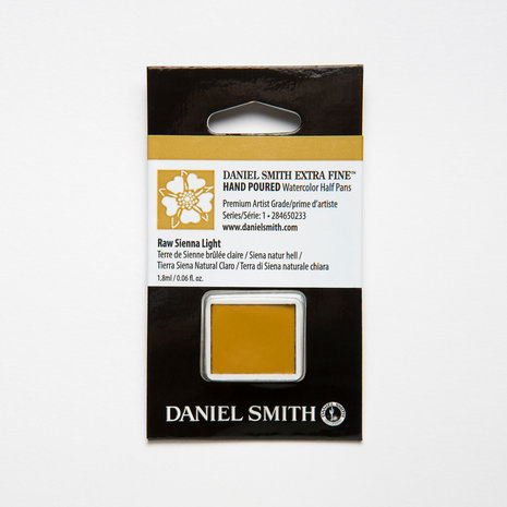 Raw Sienna Light (S1) Daniel Smith Half pans Aquarelverf / Watercolour Kleur 233
