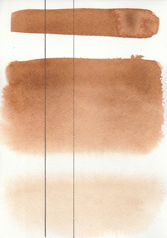 Ochre Havana Aquarius Heel napje Aquarelverf van Roman Szmal Kleur 113