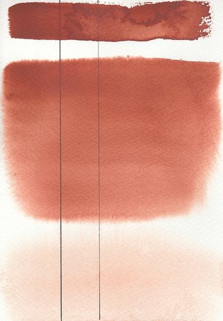 Red Ochre Aquarius Heel napje Aquarelverf van Roman Szmal Kleur 115