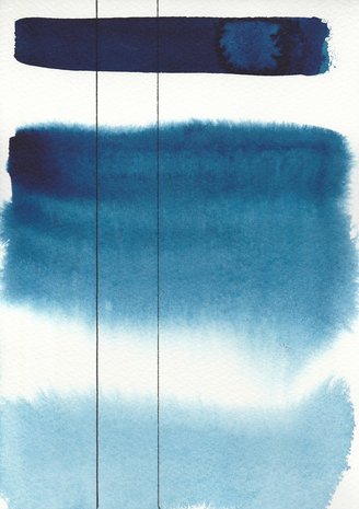 Prussian Blue Aquarius Heel napje Aquarelverf van Roman Szmal Kleur 219