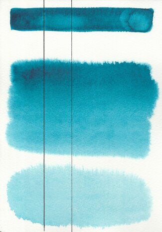Phthalo Turquoise Aquarius Heel napje Aquarelverf van Roman Szmal Kleur 338