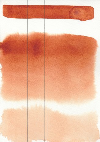 Quinacridone Burnt Sienna Aquarius Heel napje Aquarelverf van Roman Szmal Kleur 349