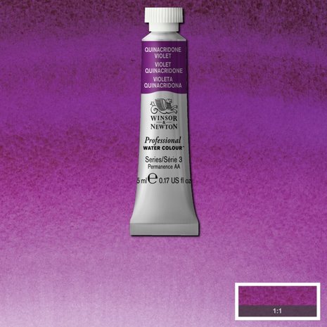 Quinacridone Violet (S3) Professional Watercolour van Winsor & Newton 5 ml Kleur 550