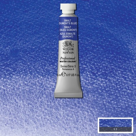 Smalt Dumont's Blue (S3) Professional Watercolour van Winsor & Newton 5 ml Kleur 710