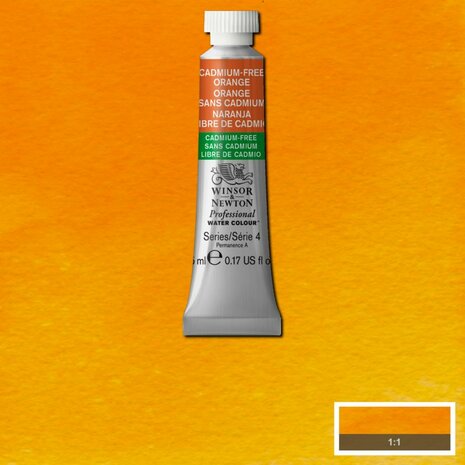 Cadmium-Free Orange (S4) Professional Watercolour van Winsor & Newton 5 ml Kleur 899