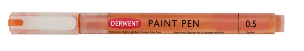 Scarlet Paint Pen van Derwent Kleur 524