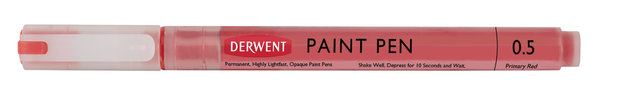 Primary Red Paint Pen van Derwent Kleur 525