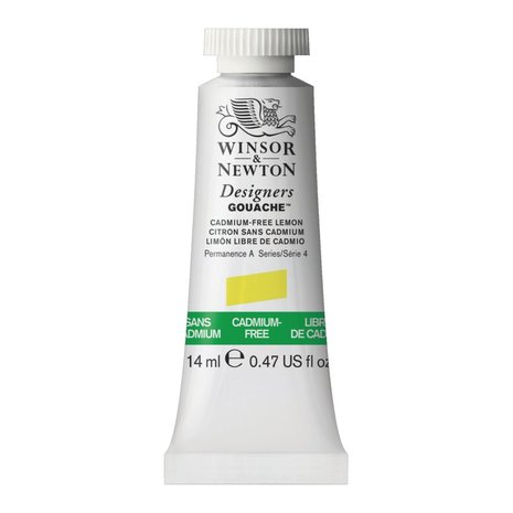 Cadmium-Free Lemon (S 4) Designers Gouache van Winsor & Newton 14 ML Kleur 898