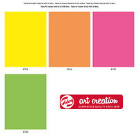 Neon kleuren set Art Creation Textielverf 4 x 50 ML