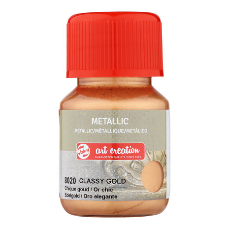 Chique goud Art Creation Metallic acrylverf 30 ML Kleur 8020