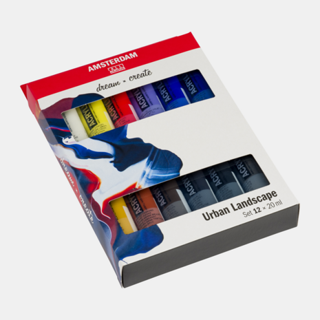 Stedelijk Landschap set Amsterdam Standard Series Acrylverf 12 x 20 ml