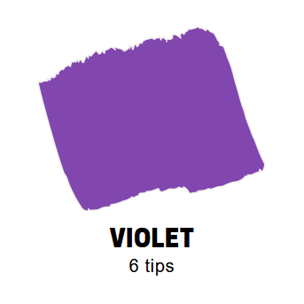 Violet Conische punt Posca Acrylverf Marker PC7M Kleur 12