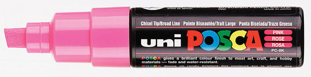 Pink Conische punt Posca Acrylverf Marker PC7M Kleur 13