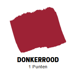 Dark Red Conische punt Posca Acrylverf Marker PC3M Kleur 14