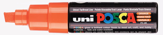 (Dark) Orange Conische punt Posca Acrylverf Marker PC7M Kleur 4