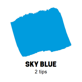 Sky Blue Conische punt Posca Acrylverf Marker PC1MC Kleur 48