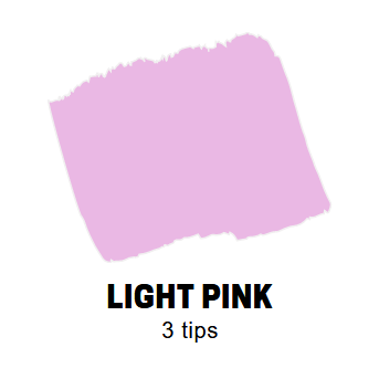 Light Pink Gekalibreerde punt Posca Acrylverf Marker PC1MR Kleur 51