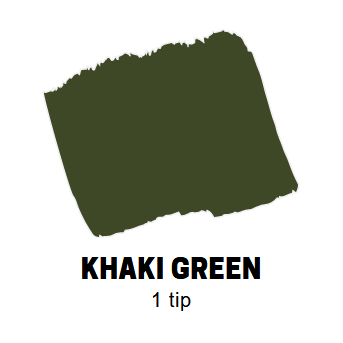 Khaki Green Conische punt Posca Acrylverf Marker PC3M Kleur 7