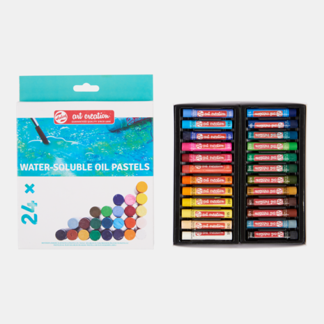 Set van 24 Art Creation Wateroplosbare Oliepastels van Royal Talens