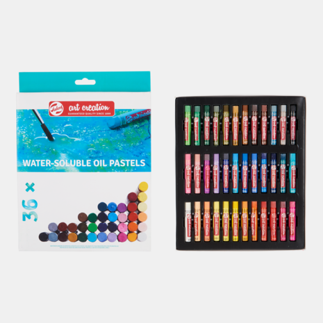 Set van 36 Art Creation Wateroplosbare Oliepastels van Royal Talens