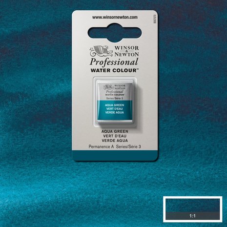 Aqua Green Serie 3 Professional Watercolour Half Napje van Winsor & Newton Kleur 697