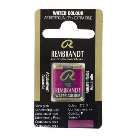 Schemering Roze (S 1) Rembrandt Aquarelverf Napje Kleur 373