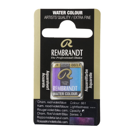 Kameleon Rood Violet Blauw (S 3) Rembrandt Aquarelverf Napje Kleur 861