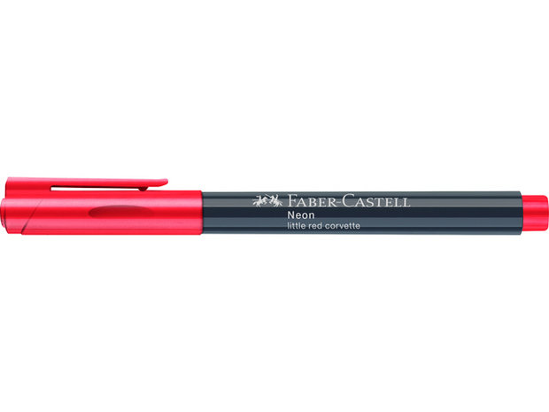 1,5 Neon Little red Corvette Marker Faber-Castell