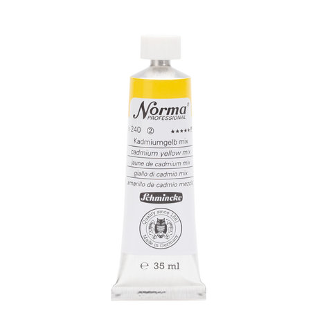 Cadmium Yellow Mix (Serie 2) kleur 240 Norma Professional Olieverf Schmincke 35 ML