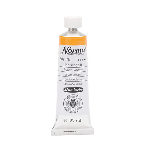 Indian Yellow (Serie 1) kleur 248 Norma Professional Olieverf Schmincke 35 ML