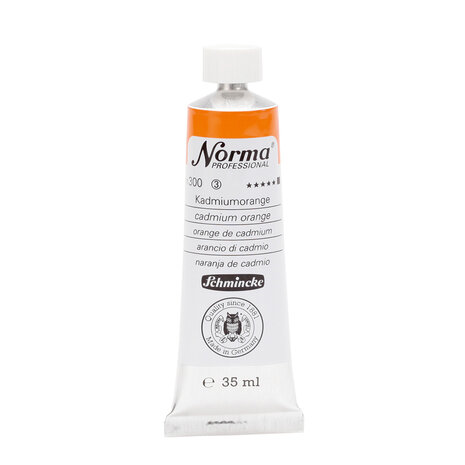 Cadmium Orange (Serie 3) kleur 300 Norma Professional Olieverf Schmincke 35 ML