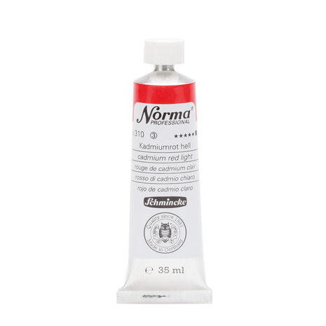 Cadmium Red Light (Serie 3) kleur 310 Norma Professional Olieverf Schmincke 35 ML