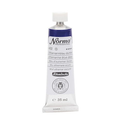 Ultramarine Blue Deep (Serie 1) kleur 402 Norma Professional Olieverf Schmincke 35 ML