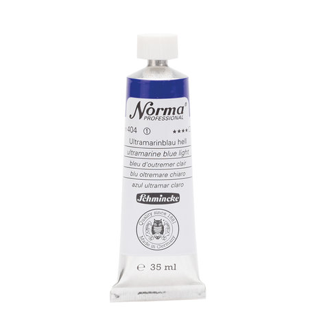 Ultramarine Blue Light (Serie 1) kleur 404 Norma Professional Olieverf Schmincke 35 ML