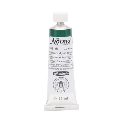 Chromium Oxide Green Brill. (Serie 1) kleur 502 Norma Professional Olieverf Schmincke 35 ML