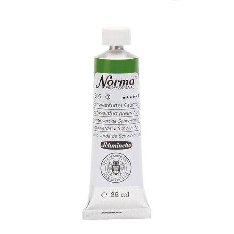 Schweinfurt Green Hue (Serie 3) kleur 506 Norma Professional Olieverf Schmincke 35 ML