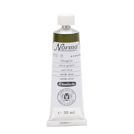 Olive Green (Serie 1) kleur 512 Norma Professional Olieverf Schmincke 35 ML