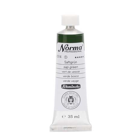 Sap Green (Serie 1) kleur 514 Norma Professional Olieverf Schmincke 35 ML