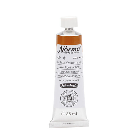 Raw Light Ochre (Serie 1) kleur 600 Norma Professional Olieverf Schmincke 35 ML