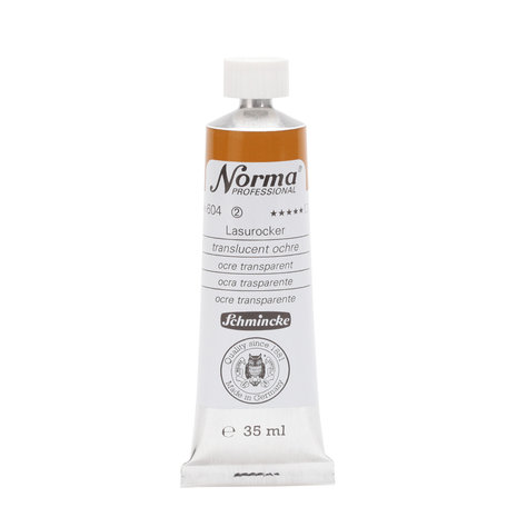 Transparent Ochre (Serie 2) kleur 604 Norma Professional Olieverf Schmincke 35 ML