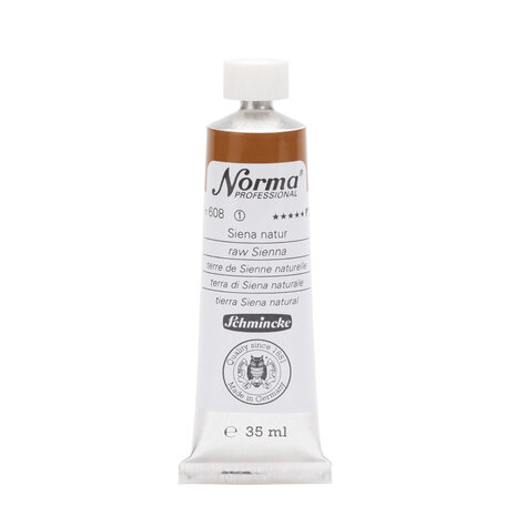 Raw Sienna (Serie 1) kleur 608 Norma Professional Olieverf Schmincke 35 ML