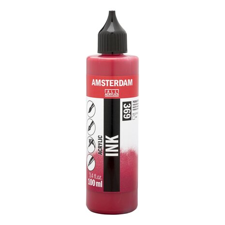 Primairmagenta Acryl Inkt Amsterdam 100 ML Kleur 369