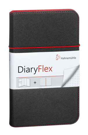 19 x 11,5 cm Diaryflex gestippeld / dots Schrijf-/schetspapier Hahnemuhle (glad) 80 pagina's 100 grams