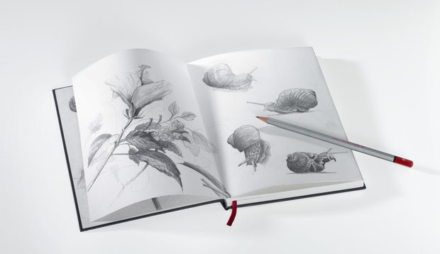 21 x 29,7 cm Tekenboek Nostalgie Landscape Tekenpapier Hahnemühle () 40 pagina's 190 grams