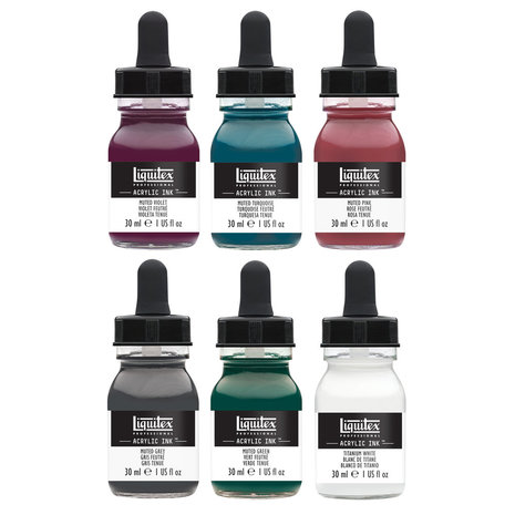 Muted Collection Colers Set 6 x 30 ML Liquitex Ink