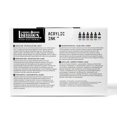 Muted Collection Colers Set 6 x 30 ML Liquitex Ink