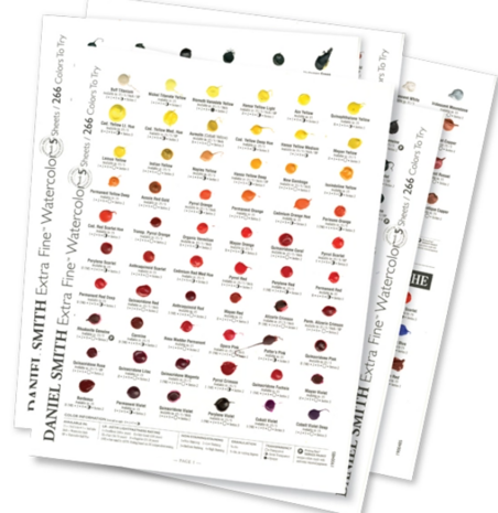 266 kleuren Dots Card Set Aquarelverf Daniel Smith (Extra fine Watercolour) 266 Dots