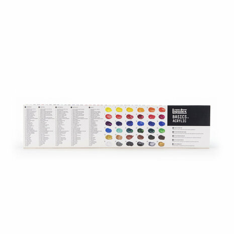 36 x 22 ml Liquitex Basics Acrylverf 36-delige set